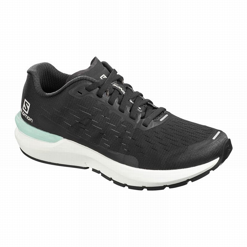 Salomon Singapore Womens Running Shoes - SONIC 3 BALANCE W Black/White | 34057-RCKJ